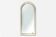 Large facet cut mirror with gilded frame by Deknudt, 1960s