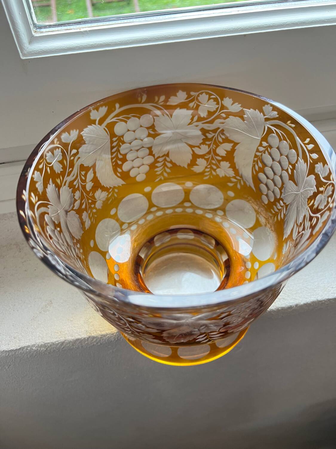 Bohemian crystal cup
