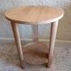 Round side table
