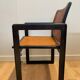 Chaises en bois et cannage vintage