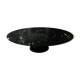 Table basse pied tulipe en marbre noir
