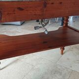 Toilet table on marble with cacker