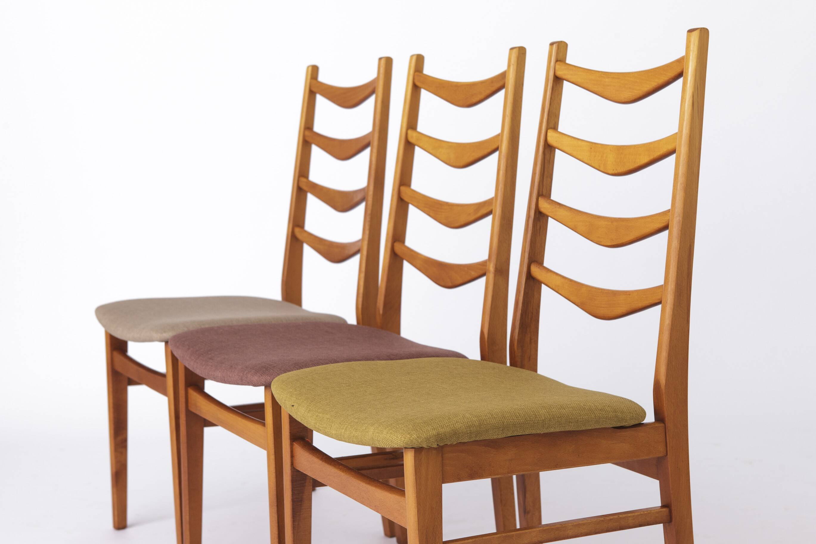 3 Vintage Dining Chairs 1970s - German Design