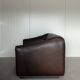 Canapé deux places vintage DS-47 par De Sede, siège extensible en cuir Neck 1970