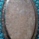 Silver metal tray