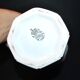 Octagonal ceramic vase KG LUNEVILLE Hand-painted floral street lamp decor