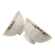 2 small gold ceramic bowls