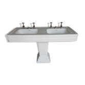 Double sink, rectangle, 3 steps