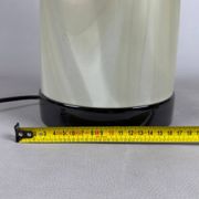 Murano glass table lamp Visa G Luce opaline modernist design from the 90s.