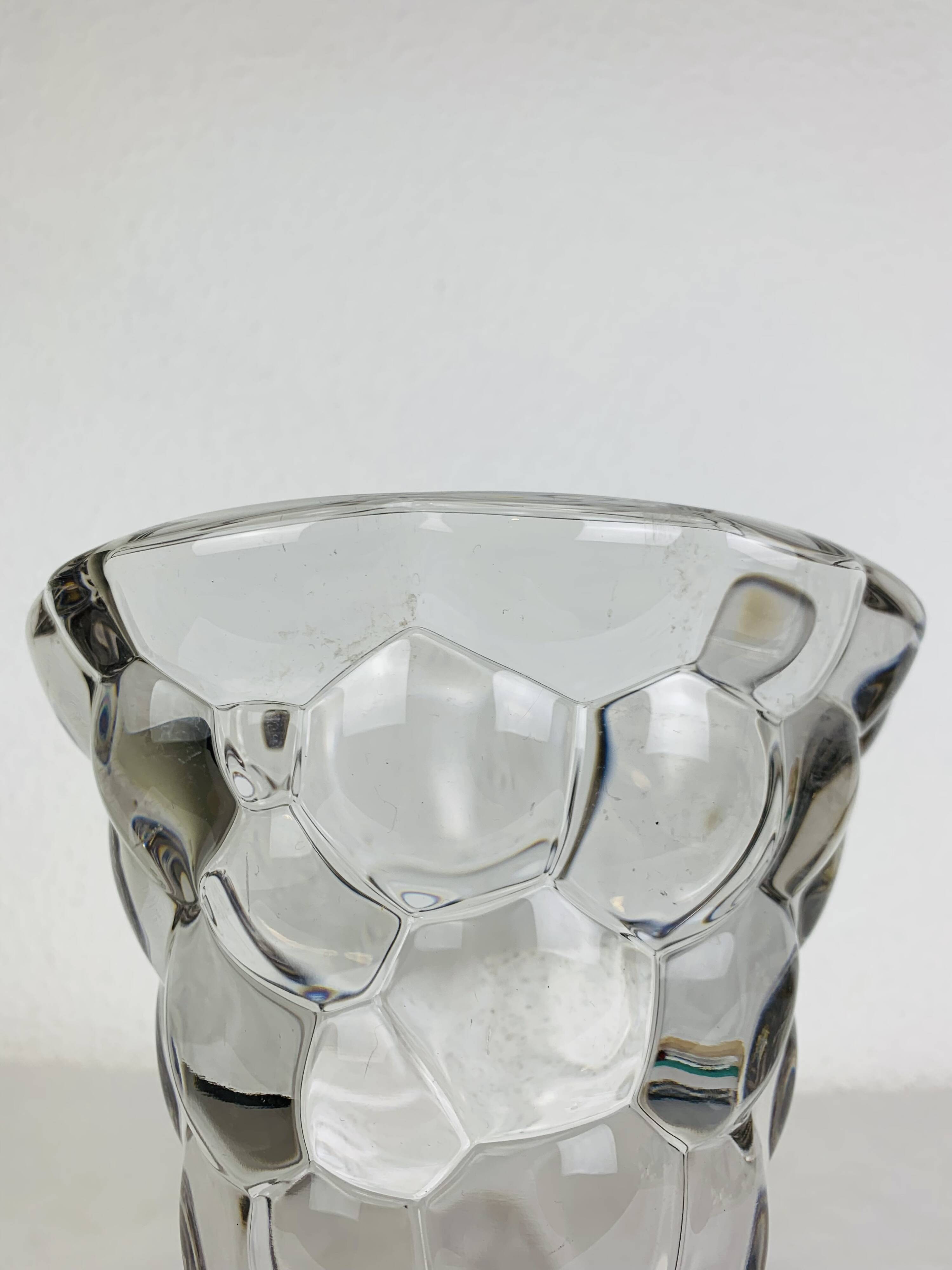 Pierre D'Avesn art deco vase, Honeycomb model