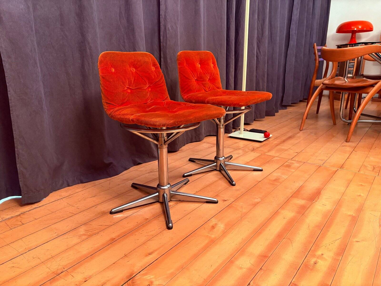 Swivel chairs, 1960s, set of 2