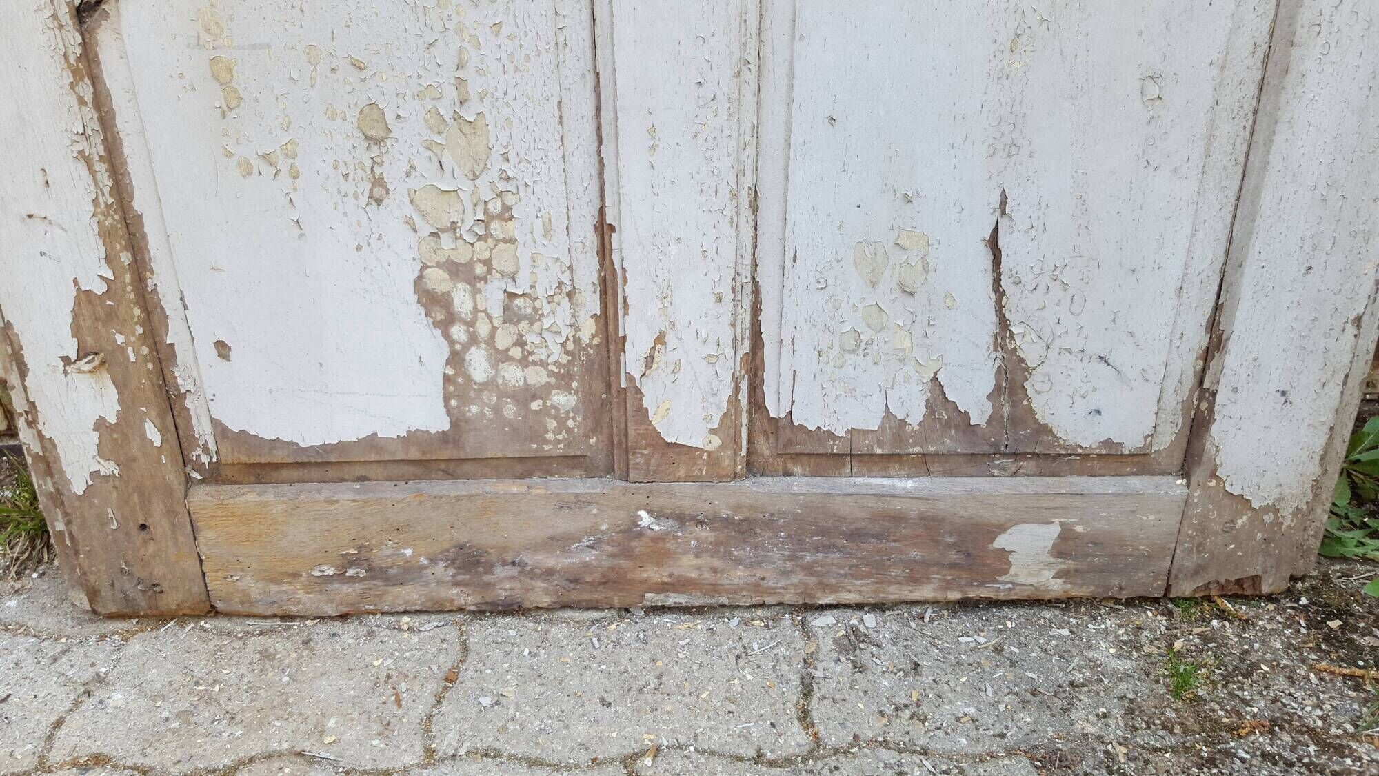 18th century glass door patina and original fittings