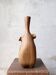 Vase / sculpture in solid carved oak