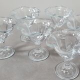 Set of 6 ice cream cups