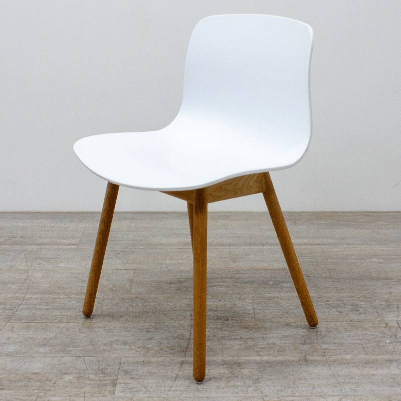 HAY brand ACC12 white plastic chair