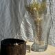 Vase en verre à décor géométrique