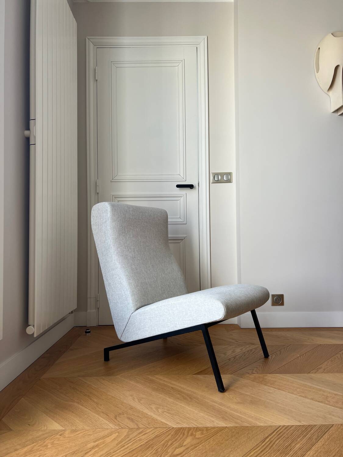 Pair of Pierre Guariche armchairs