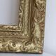 Old gilded wooden frame