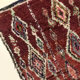 Moroccan Berber carpet Boucherouite 1.63x1.10m