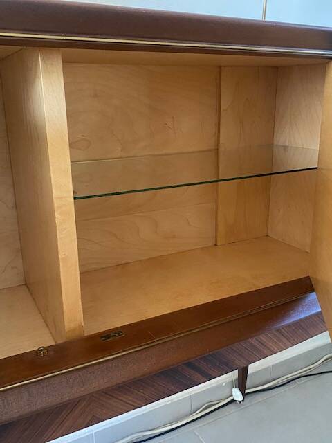 Vintage walnut console enfilade
