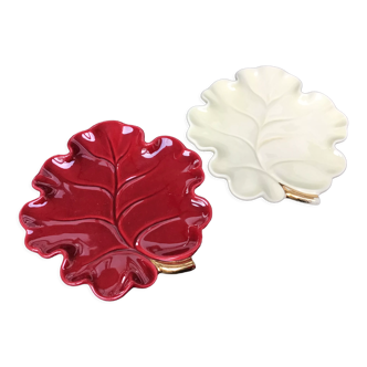 Cups - Verceram leaf-shaped pocket trays