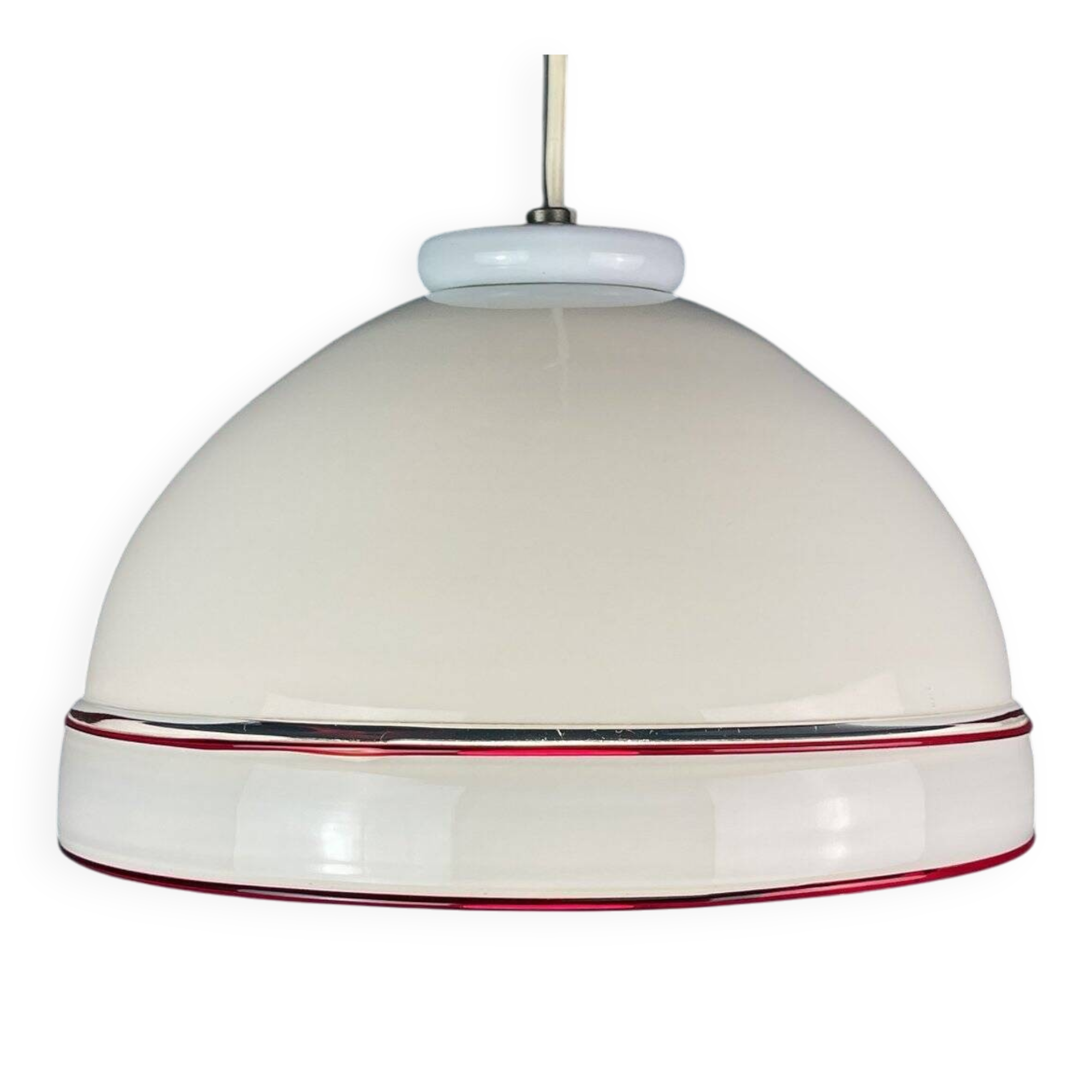 Vintage Murano glass pendant lamp, Italy, 1970s.