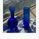 Duo of blue vases overseas