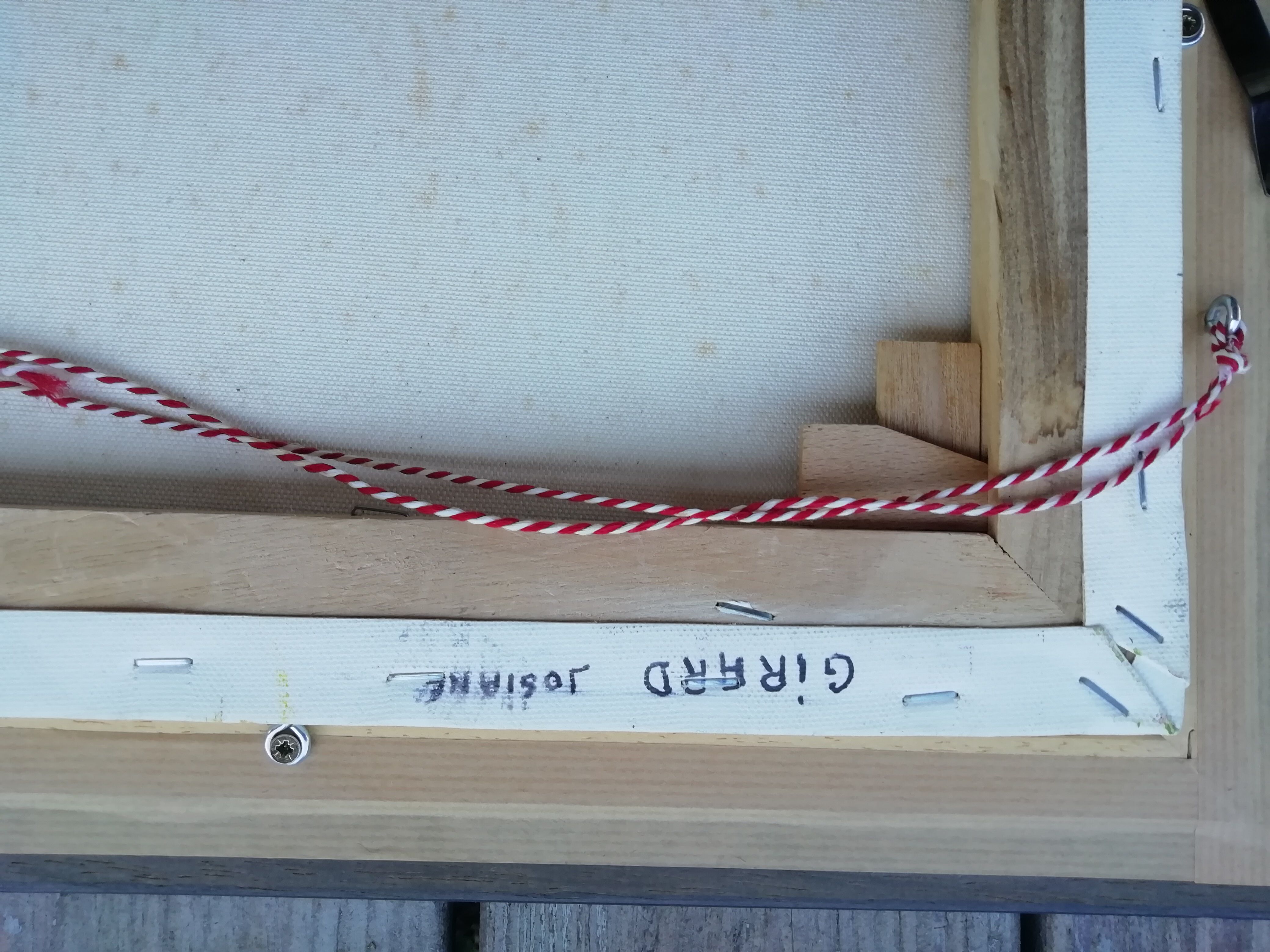 Oil on canvas Montaubry