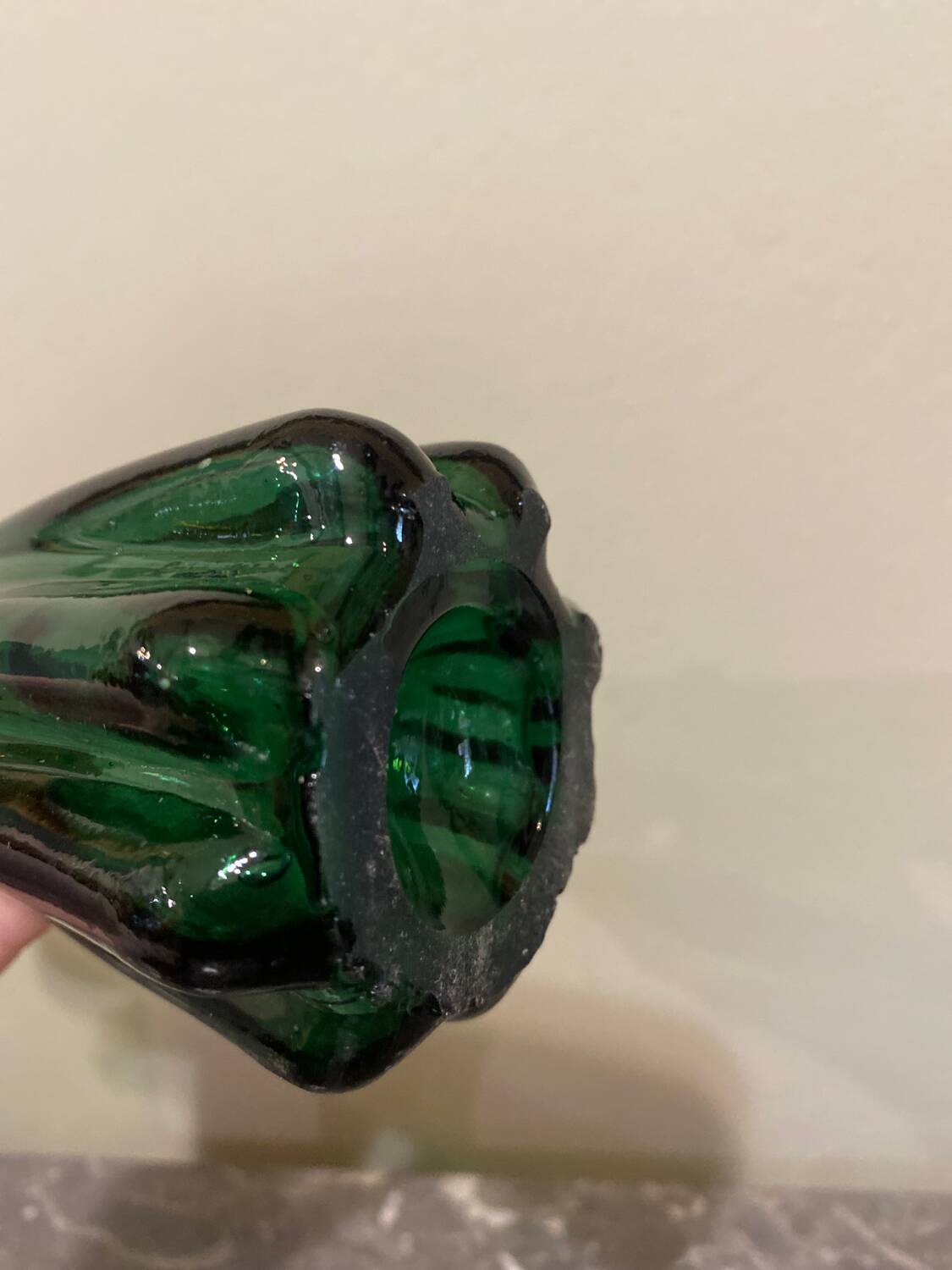 Vintage glass vase
