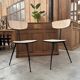 Pair of 60s tripod chairs