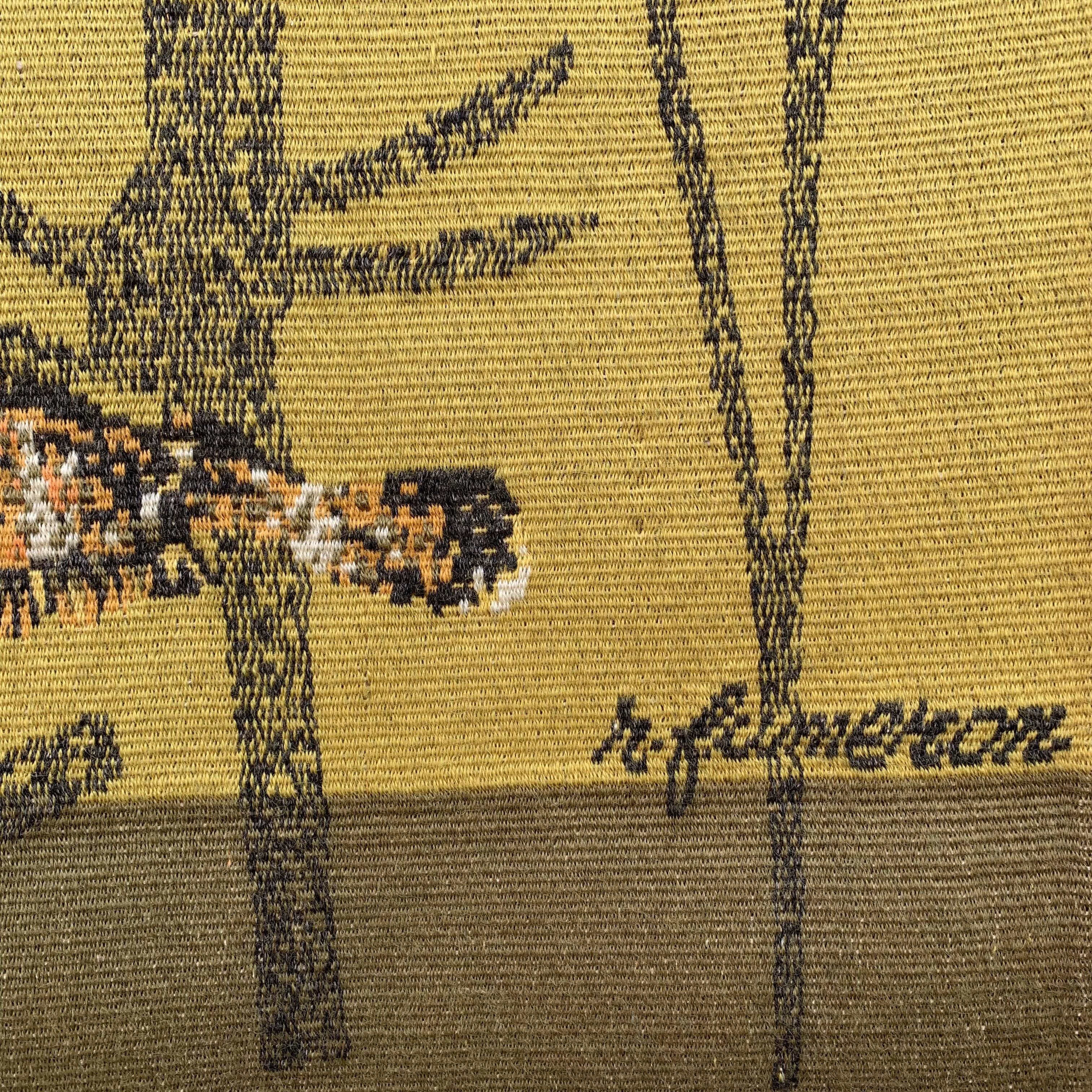Wool tapestry René Fumeron