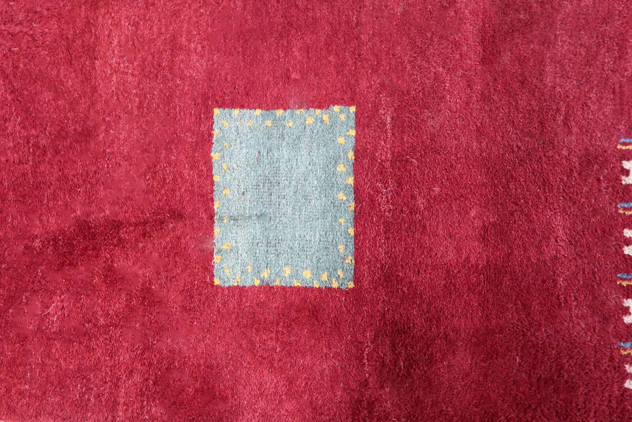 Tapis Gabbeh persan vintage en laine fait main – 143 x 202 cm - 1C1037