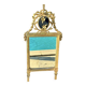 Trumeau mirror "To the Birds" in Louis XVI style, 19th century.