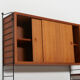 Original String Wall System in Teak by Nisse Strinning, Sweden - 1950's