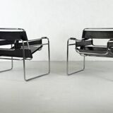 pair of Wassiily armchairs by Marcel Breuer for Gavina - 1960s