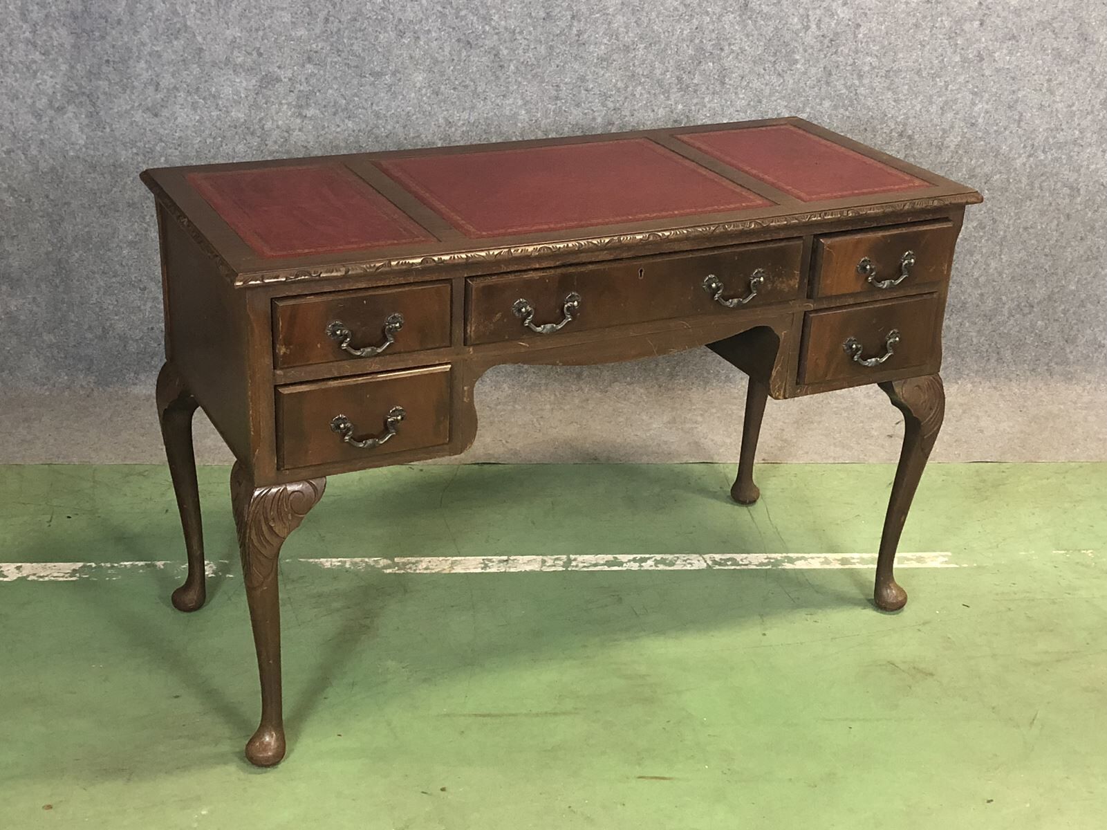 English mahogany desk in 30 years