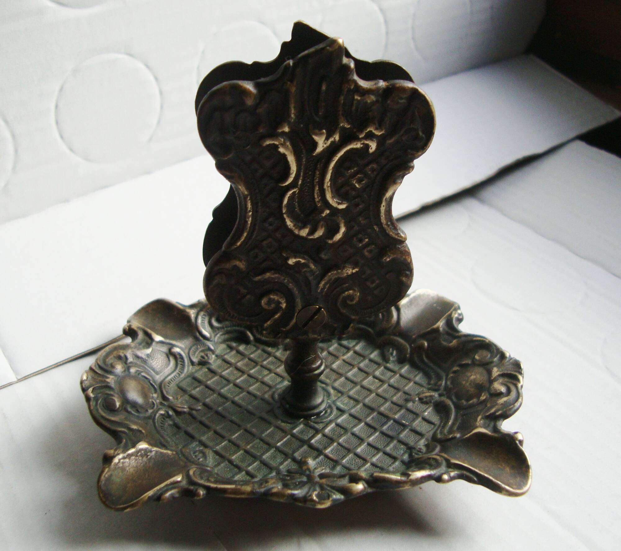 Brass pyrogen support brass matchbox registered model