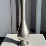 Vintage silver-plated floor vase