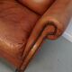 Vintage Dutch Cognac-Coloured Leather Club Chairs, Set of 2