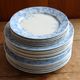 Rare plate service 6 people "Récamier" U&C Sarreguemines and Digoin late nineteenth °