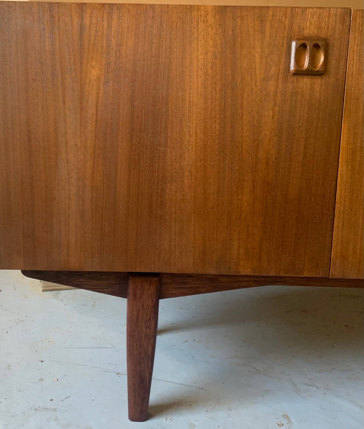 Vintage Scandinavian teak sideboard