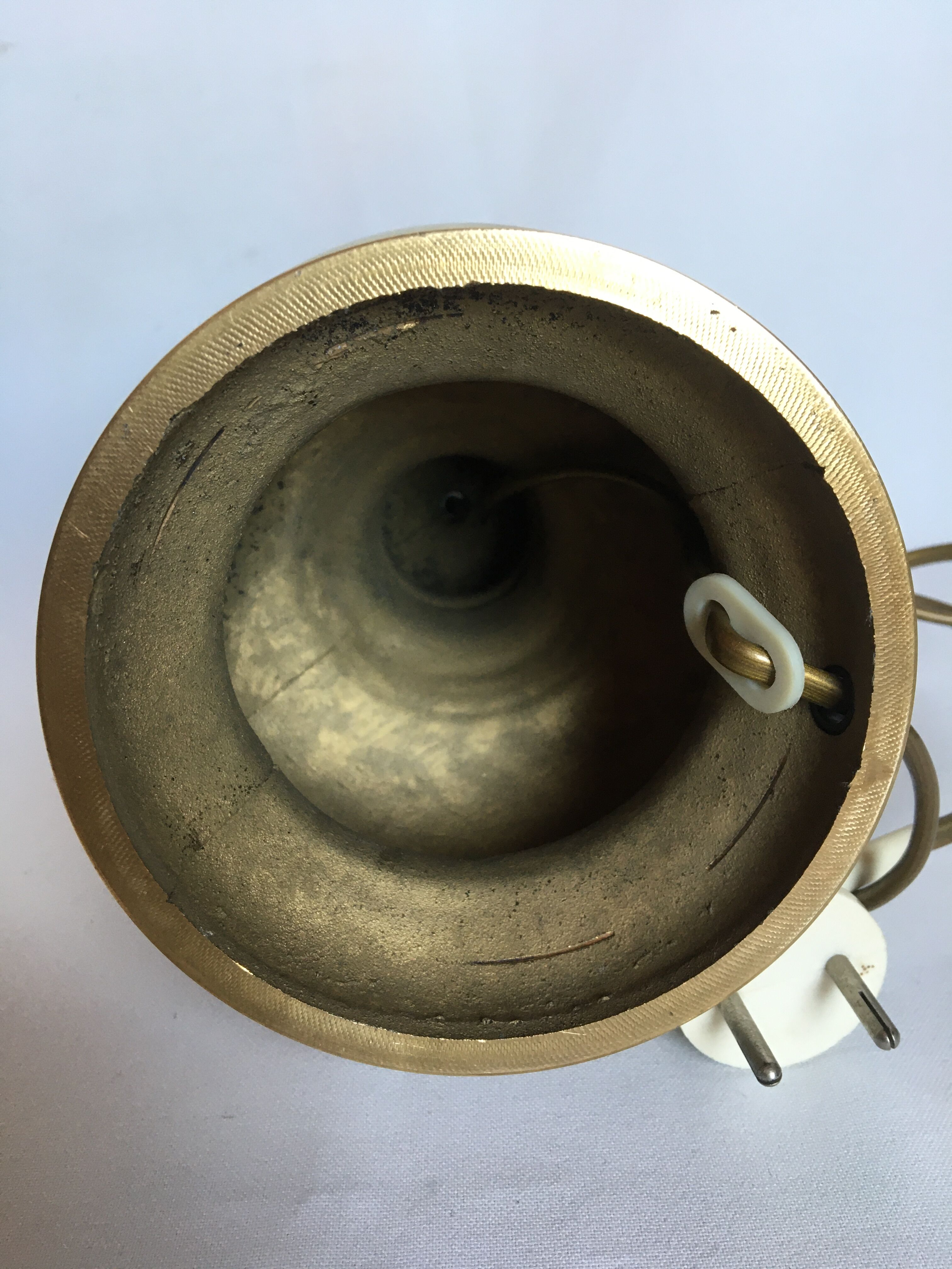 Bronze lamp foot