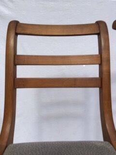 Chaises dossier barrette