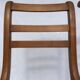 Chaises dossier barrette