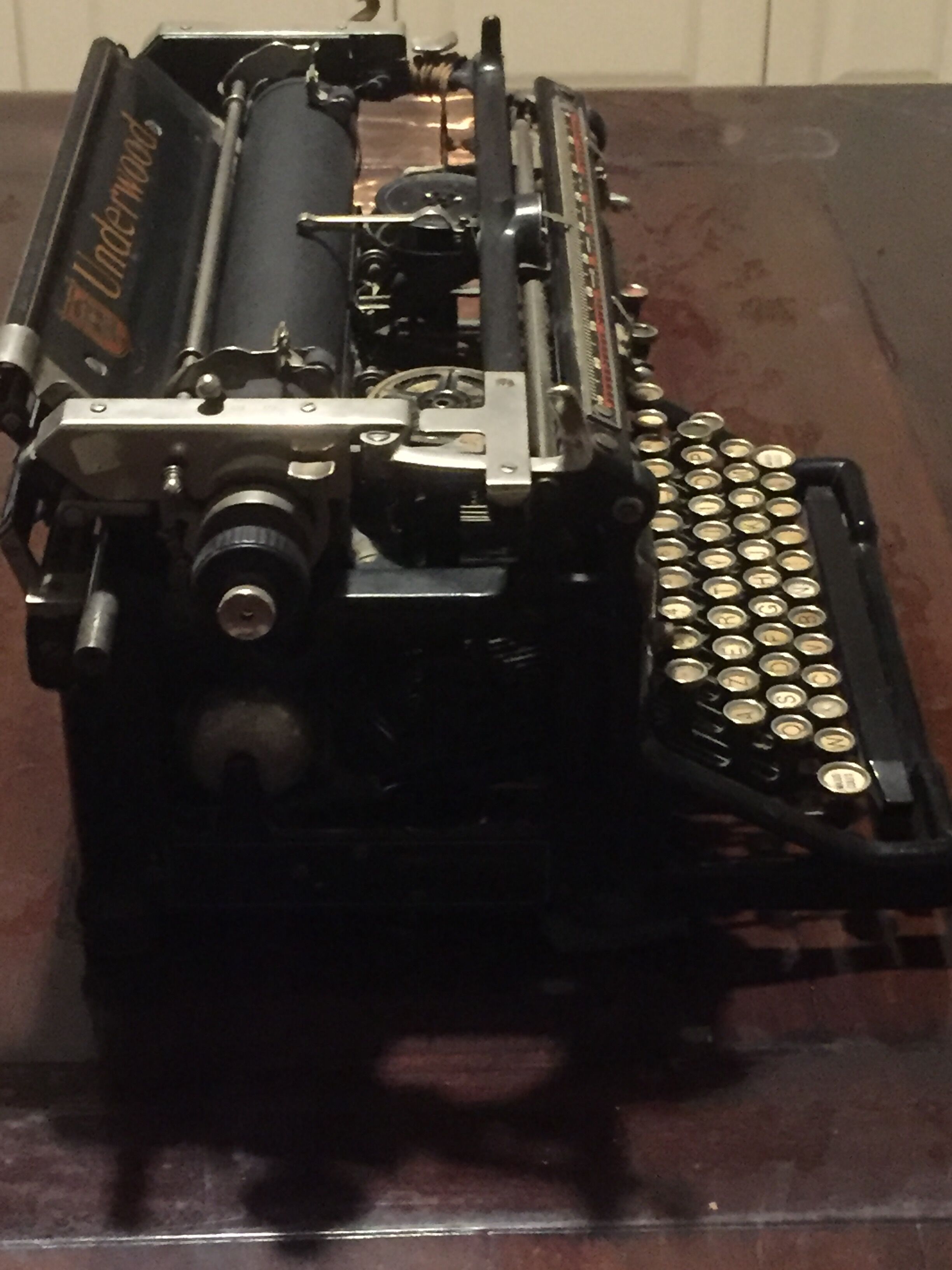 Old mark underwood typewriter