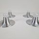 Vintage Space Age UFO Disc Wall Lamps from Targetti Sankey, 1970s, Set of 4