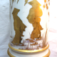 Pharmacy pot, Paris porcelain Asian decoration with fine gold: Napoleon III