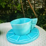 Art deco cups with saucer