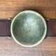 Mid-Century Bronze and Leather Armrest Bowl or Ashtray, 1960s