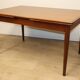 Danish Scandinavian extendable dining table in teak, 1960.